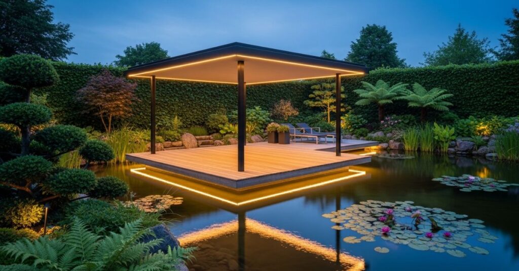 Floating Deck Gazebo Design