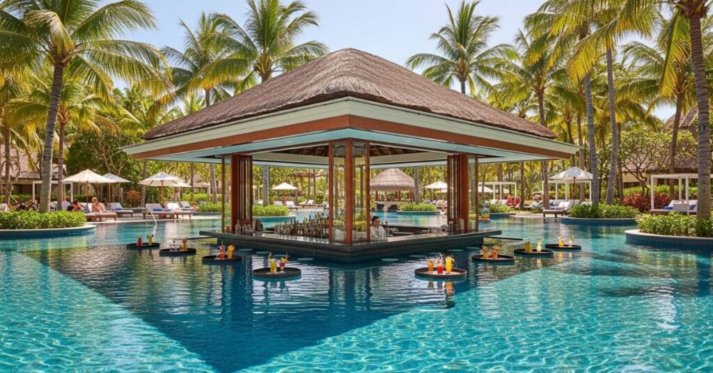 Floating Pool Bar Concept