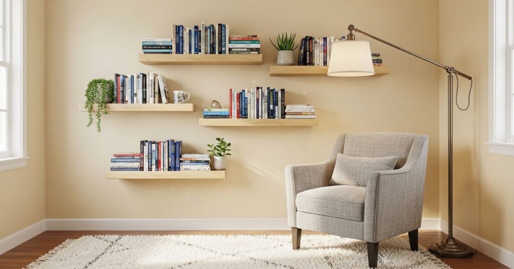 Floating Shelf Book Nooks