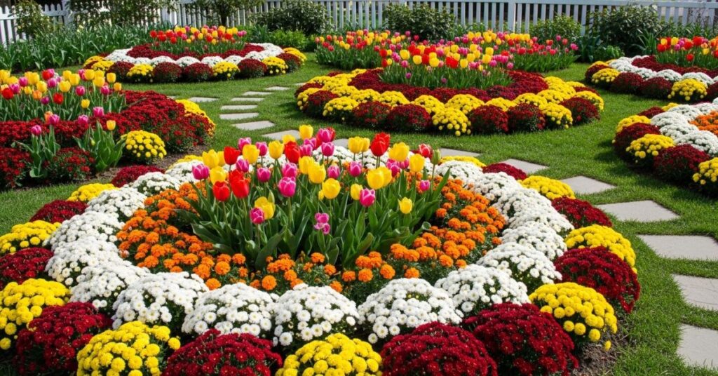 Front Garden with Seasonal Blooms
