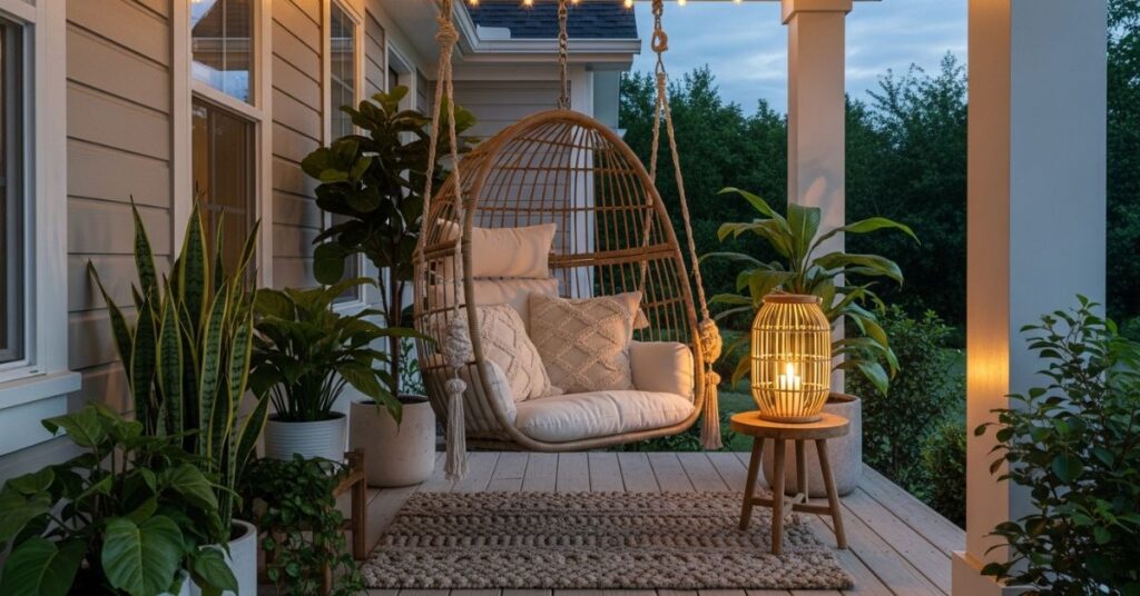 Hanging Egg Chair for a Modern Relaxing Corner