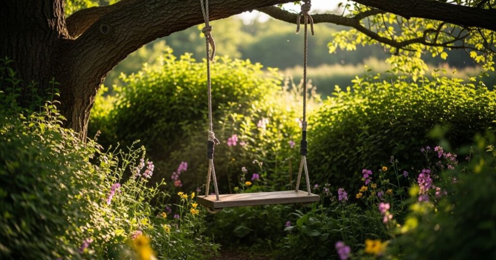 Hidden Swing in the Garden