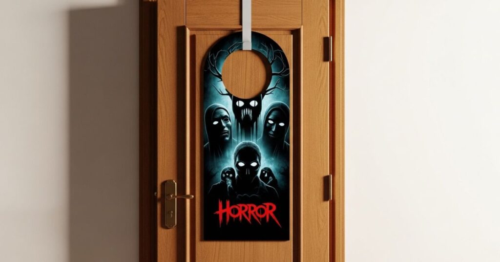 Horror Movie-Inspired Door Hanger