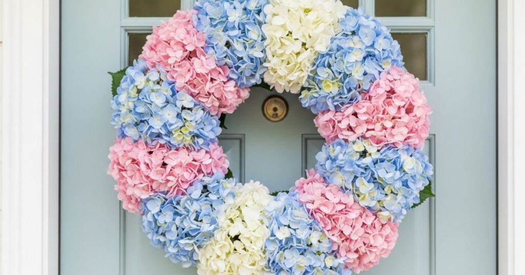 Hydrangea Full Bloom Statement Wreath