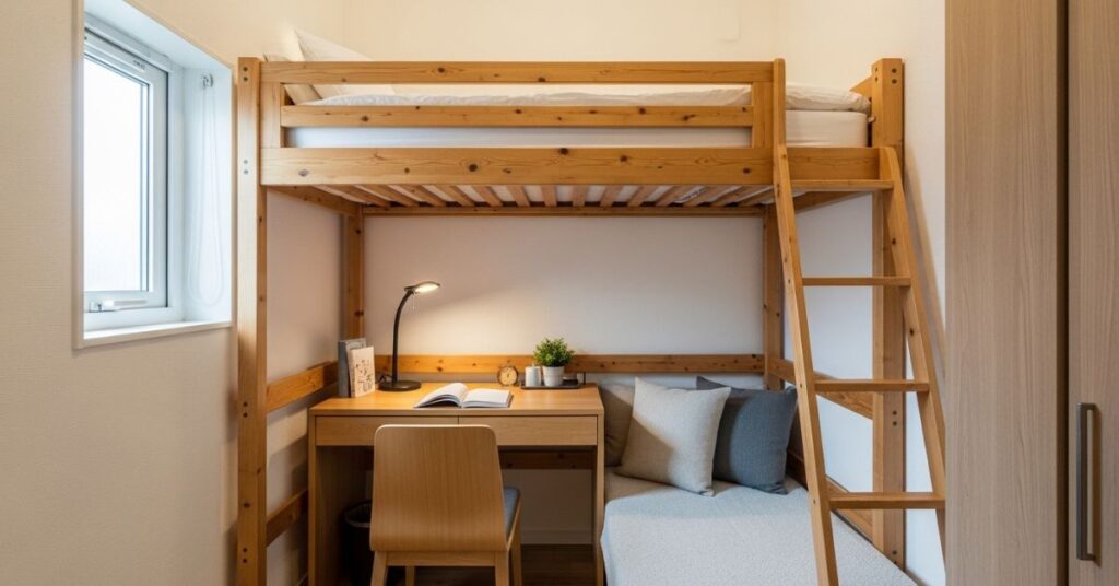 Loft Beds to Create Extra Floor Space