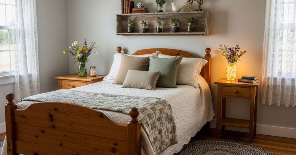 Mason Jar Decor for Subtle Rustic Touch