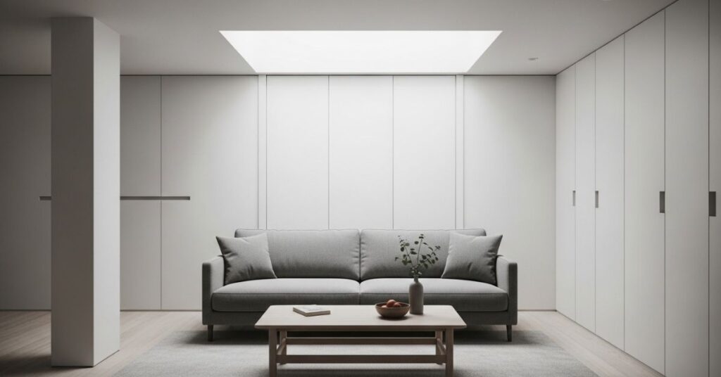 Minimalist Basement Family Room Decor Ideas