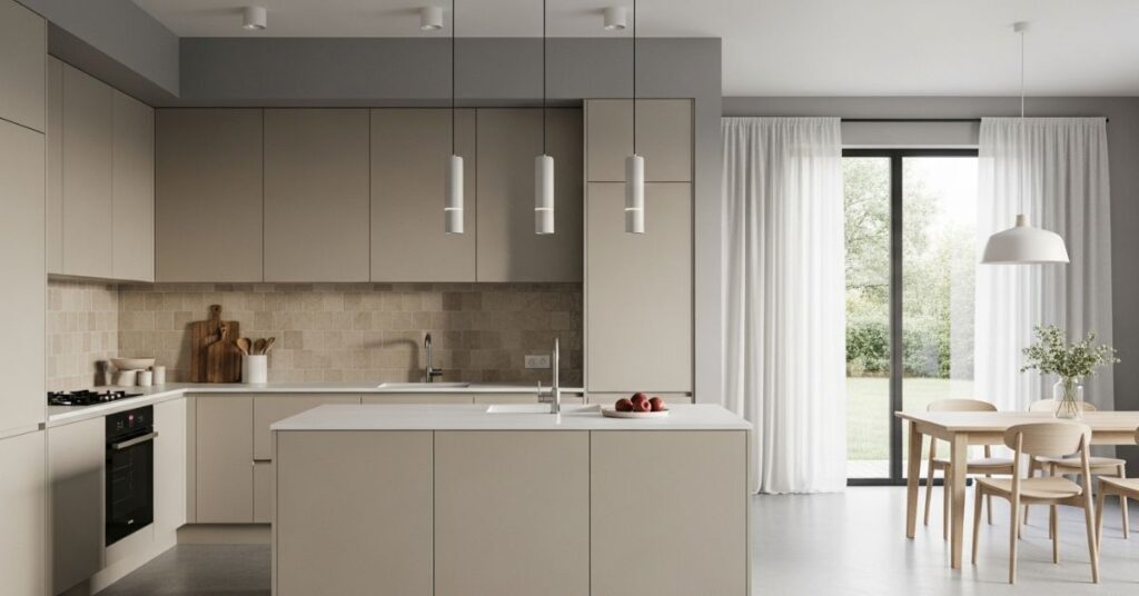 Minimalist Beige and Soft Gray Palette