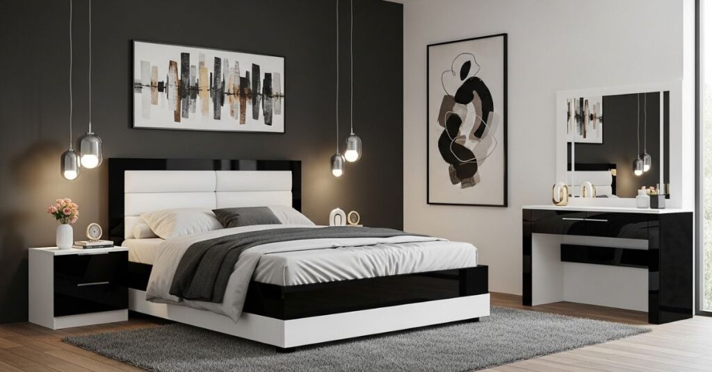 Modern Chic Bedroom Design with Stylish Furniture