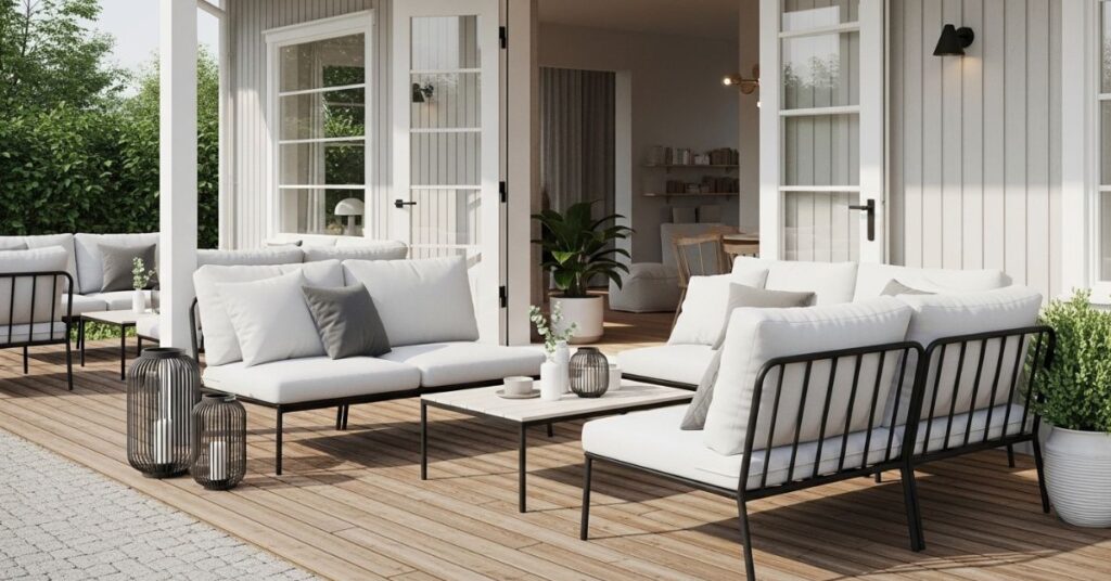 Modern Minimalist Outdoor Seating Ideas