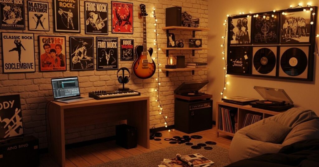 Music Lover Teen Bedroom Setup
