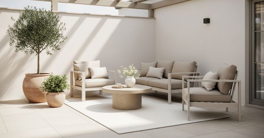 Neutral Color Palette Patio