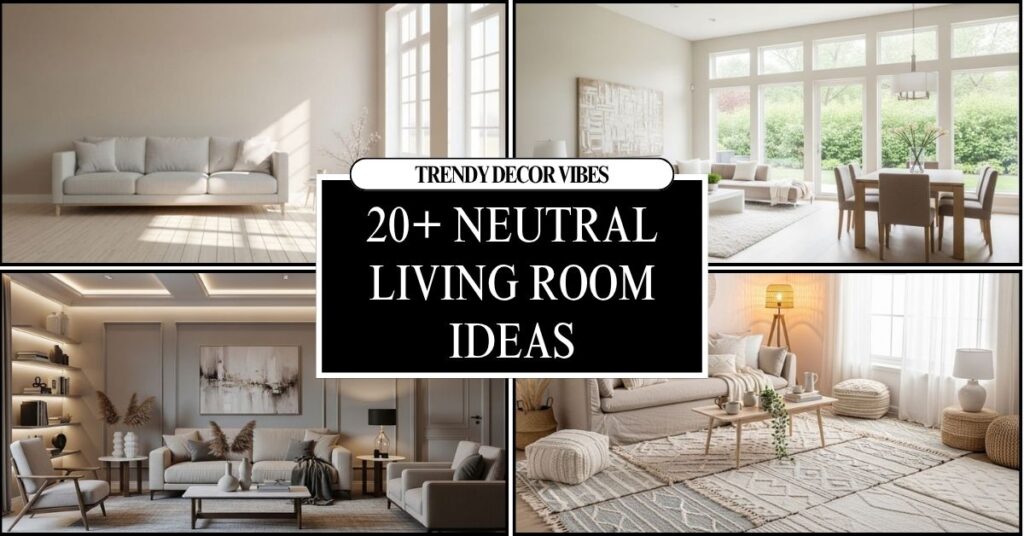 Neutral Living Room Ideas