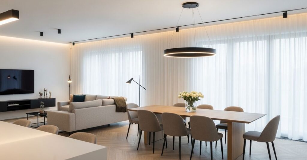 Open Concept Basement Layout Idea