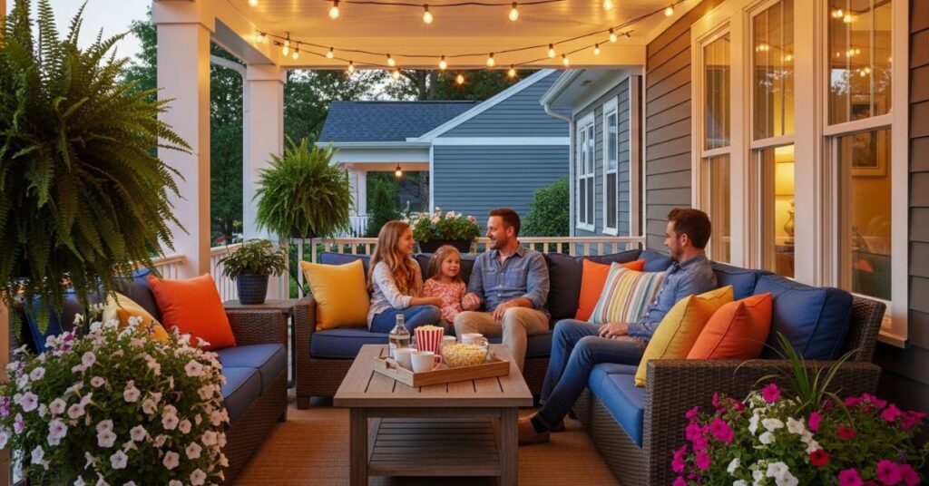 Outdoor Sofa Lounge for Family Gatherings