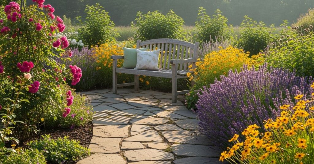 Pathways Integrated with Outdoor Seating