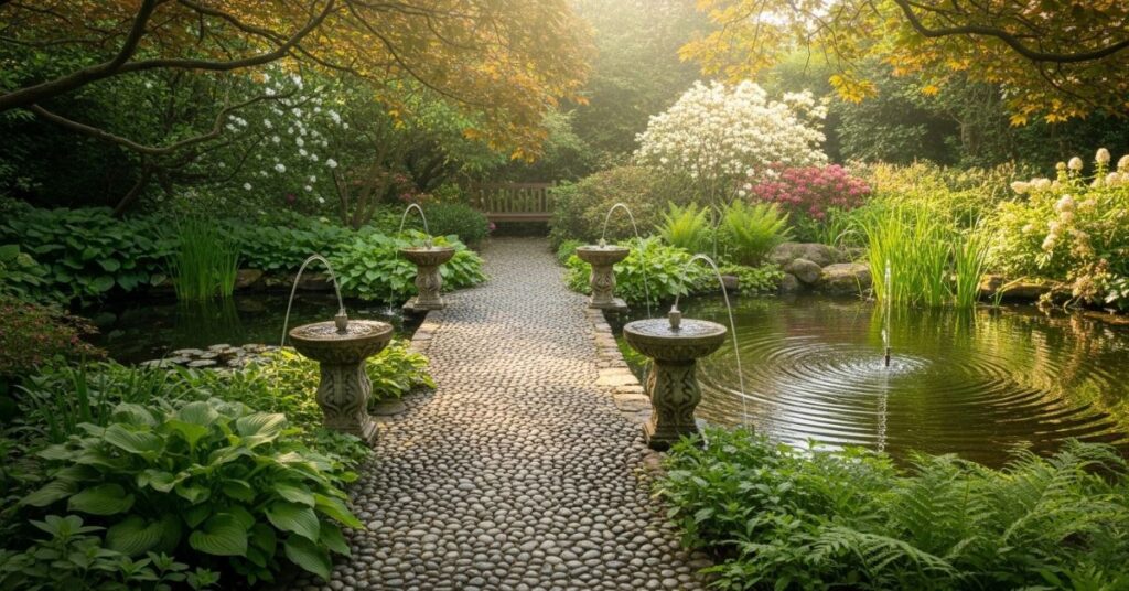 Pathways with Water Features