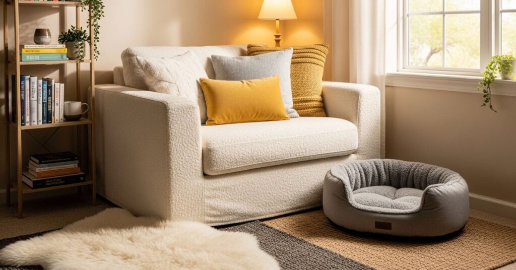 Pet-Friendly Reading Corners
