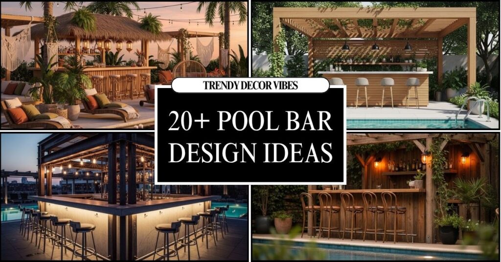 Pool Bar Design Ideas