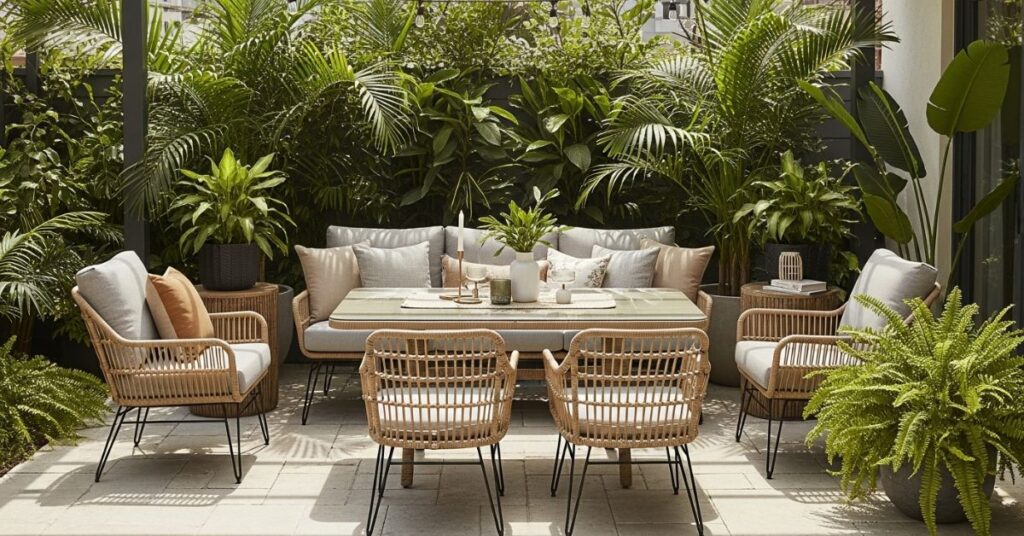 Rattan and Wicker Outdoor Furniture Styles