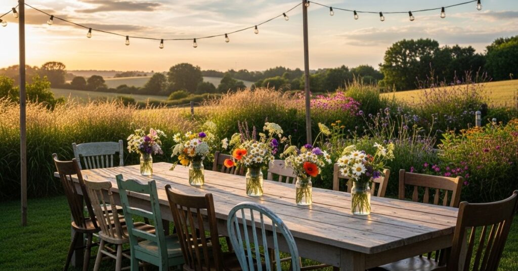 Rustic Farmhouse Dining Area
