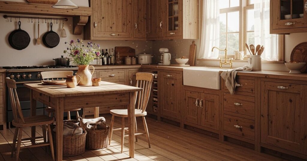 Rustic Wooden Cabinets