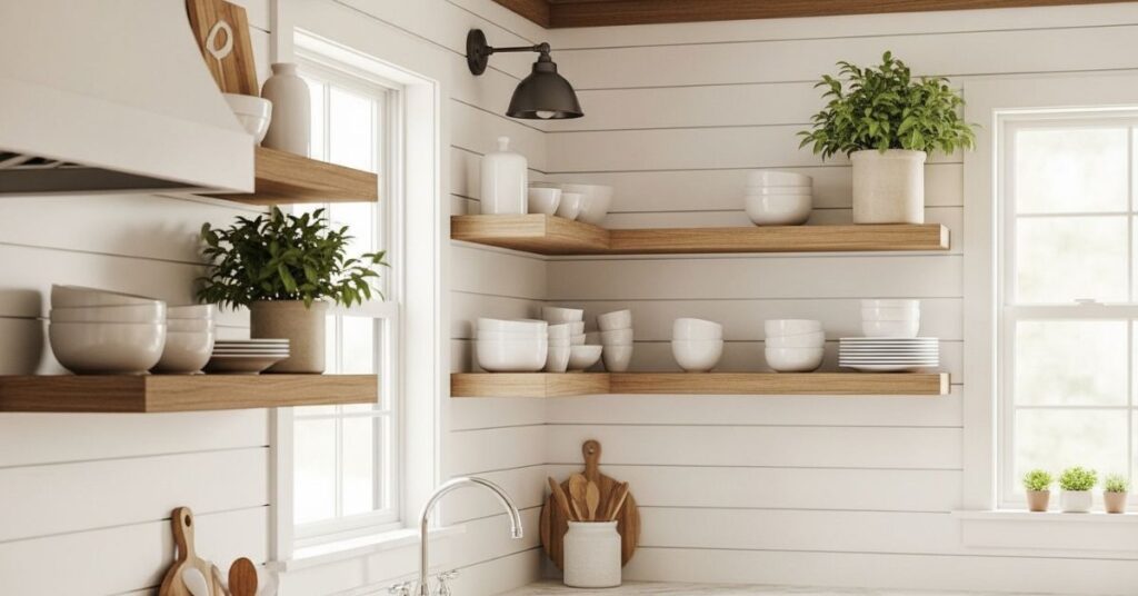 Shiplap Walls and Backsplashes