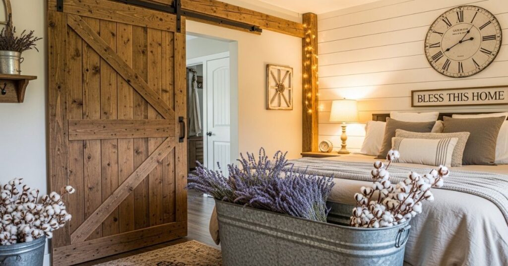 Sliding Barn Doors for Farmhouse Statement