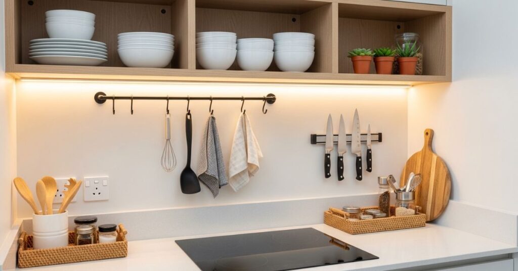 Small Kitchen Countertop Space Hacks