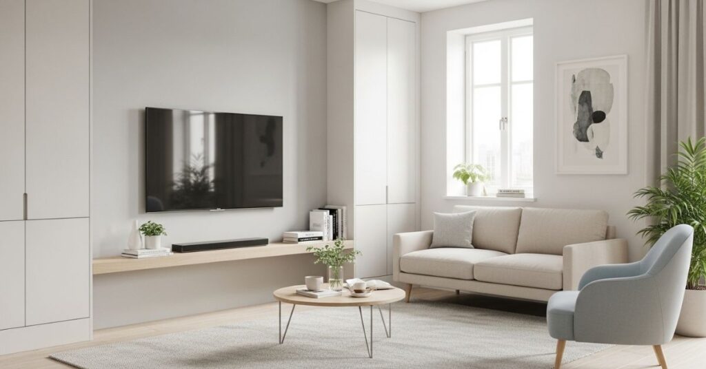 Small Space Compact TV Wall Ideas