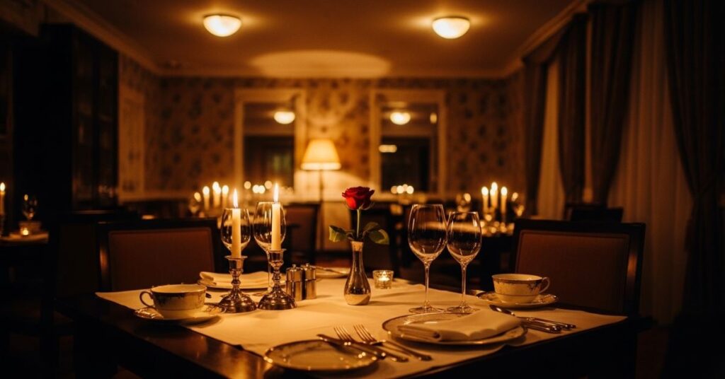 Soft Ambient Lighting for Romantic Dining Settings