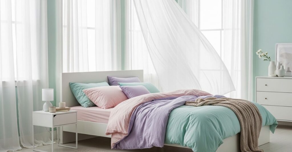 Soft Pastel Color Bedroom Themes for Relaxation