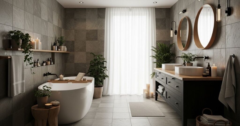 Stone-Look Tiles for an Earthy Organic Feel