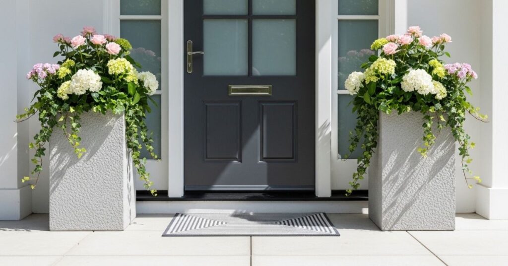 Symmetrical Planter Styling for Elegance