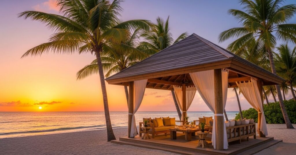 Tropical Resort Style Gazebo