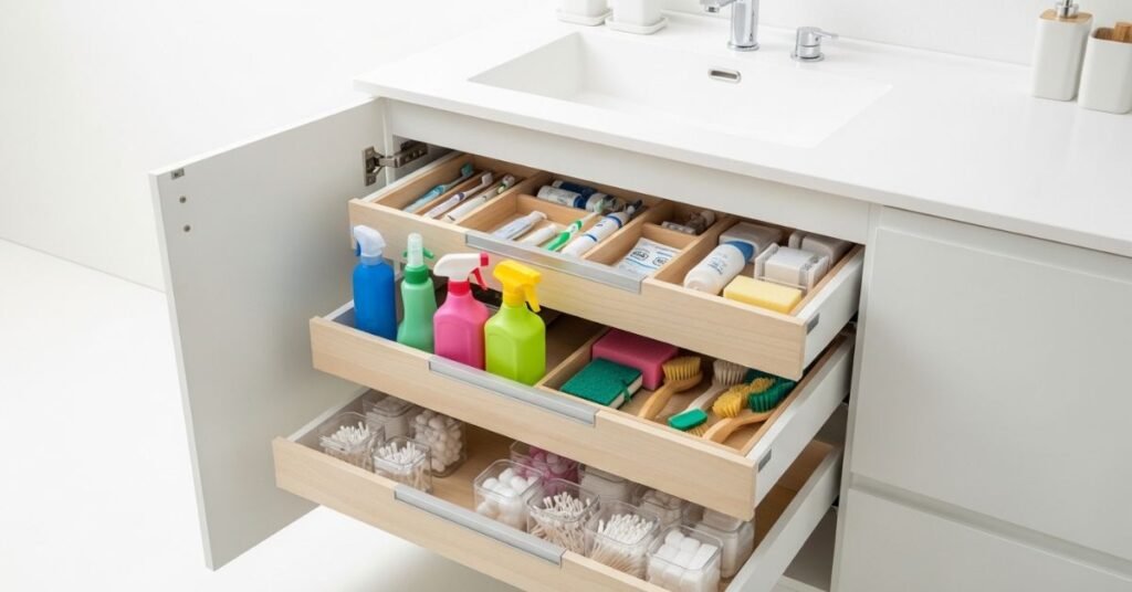 Under-Sink Pull-Out Drawers