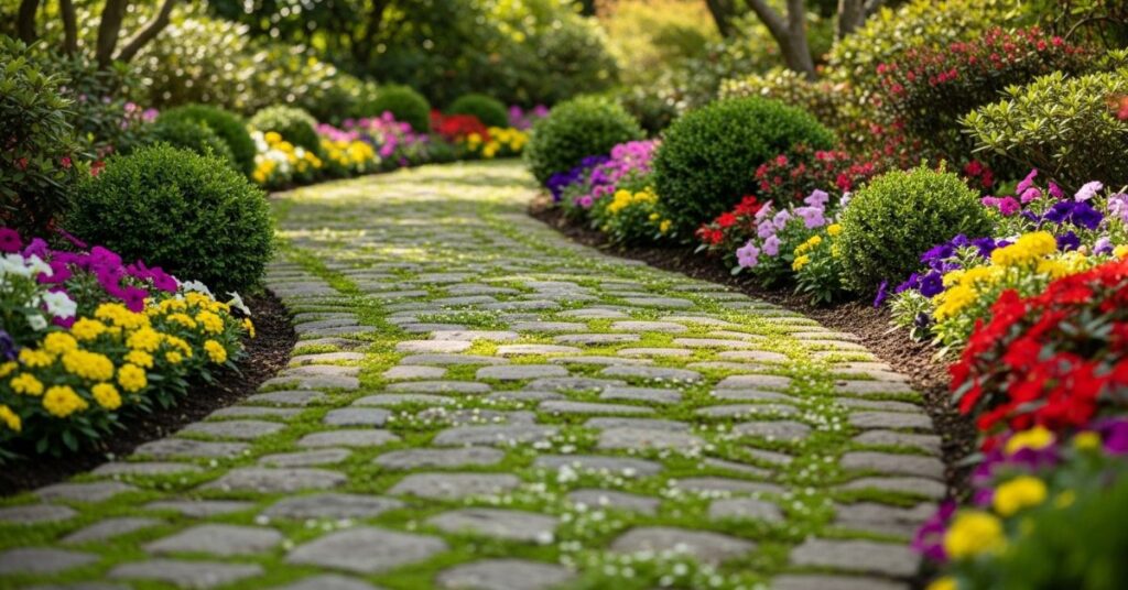 Vintage Cobblestone Paths