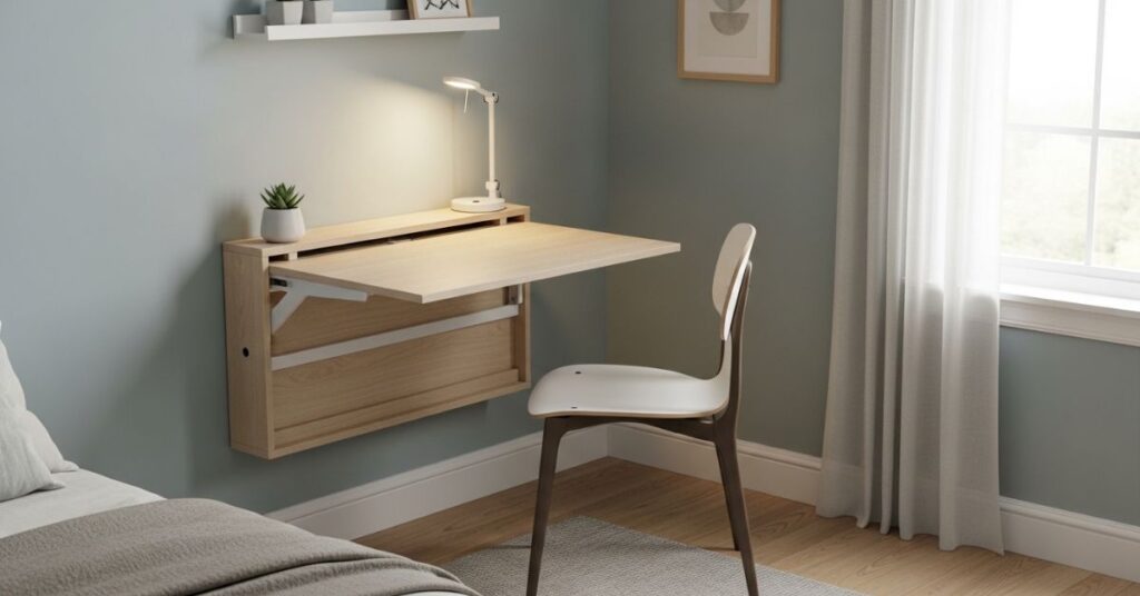 Wall-Mounted Desks for Compact Workspaces