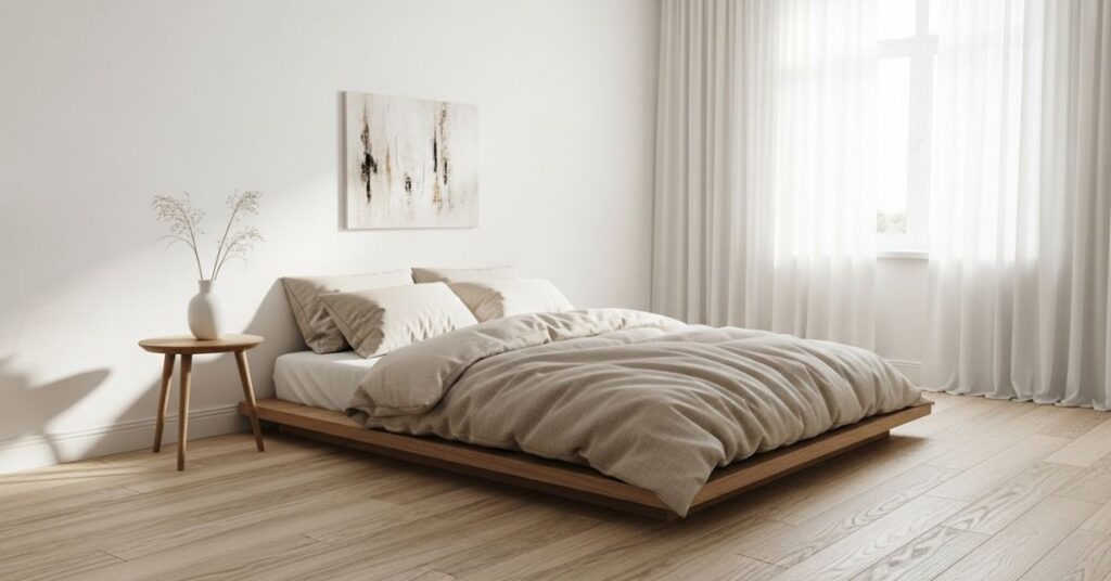 White and Neutral Bedroom Color Palette Ideas