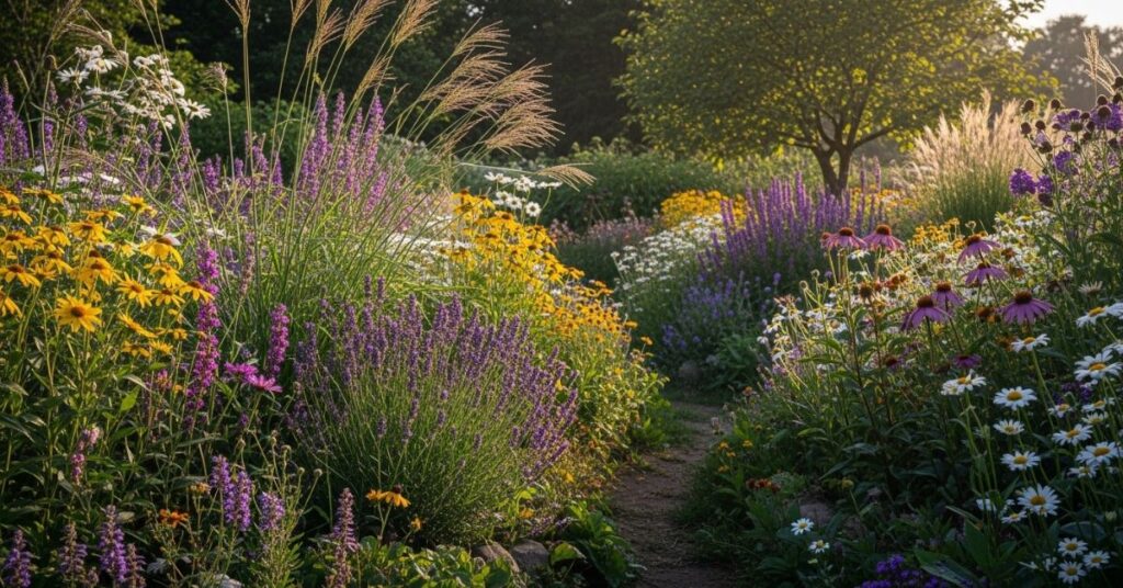 Wild and Overgrown Garden Look