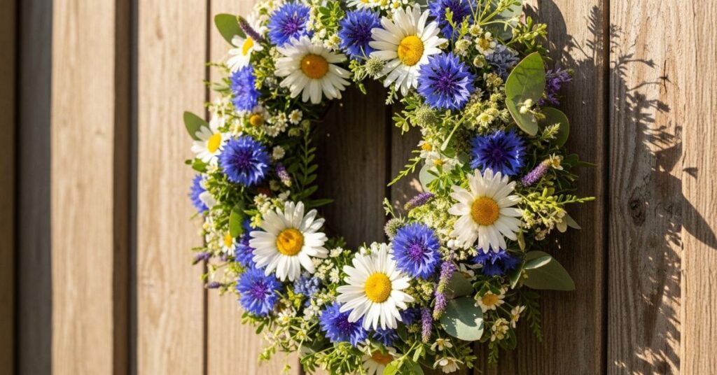 Wildflower Garden Style Wreath