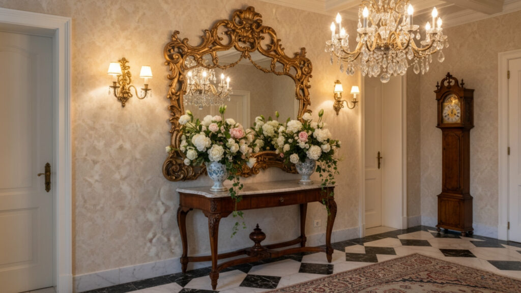 Antique Entryway Mirror Ideas for Timeless Vintage Elegance