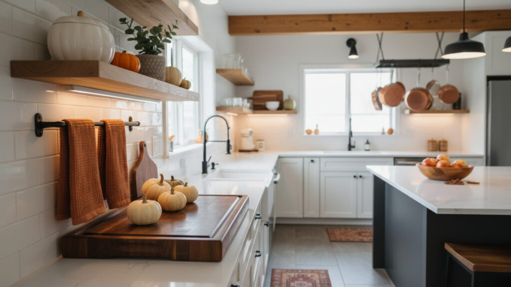Autumn Kitchen Decor Ideas for Warm and Functional Seasonal Style