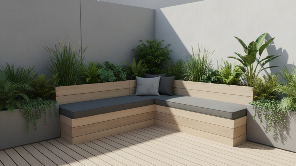 Backyard Corner Seating Ideas for Smart Space Optimization Design