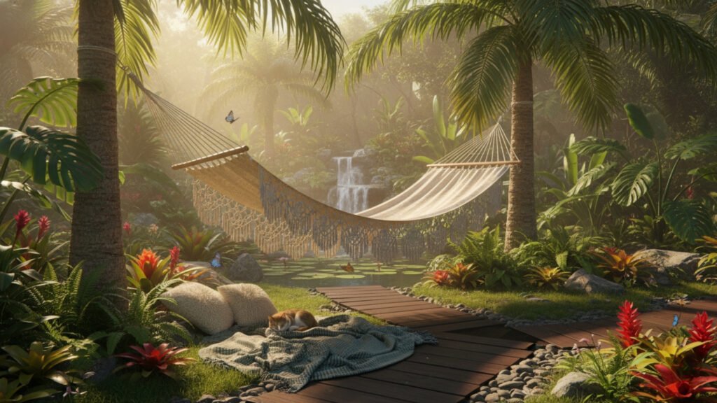 Backyard Hammock Seating Area Ideas for Relaxed Outdoor Comfort Zone