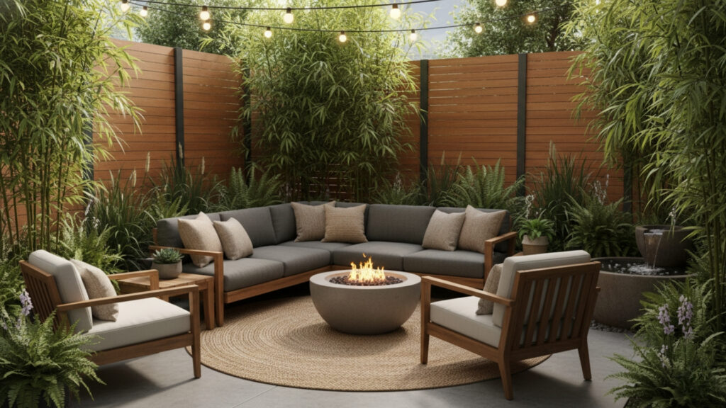 Backyard Privacy Seating Ideas for Secluded Outdoor Comfort Zone