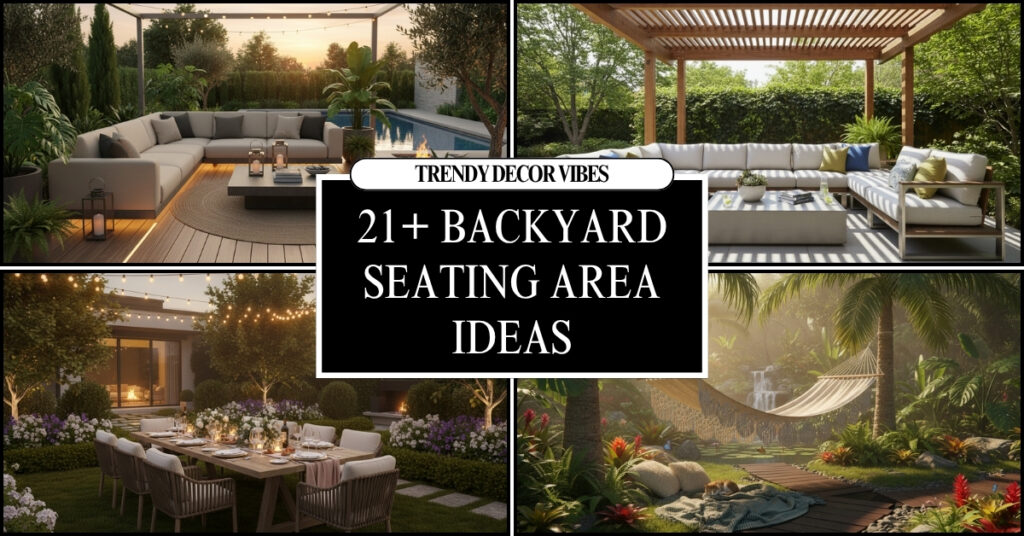 Backyard Seating Area Ideas