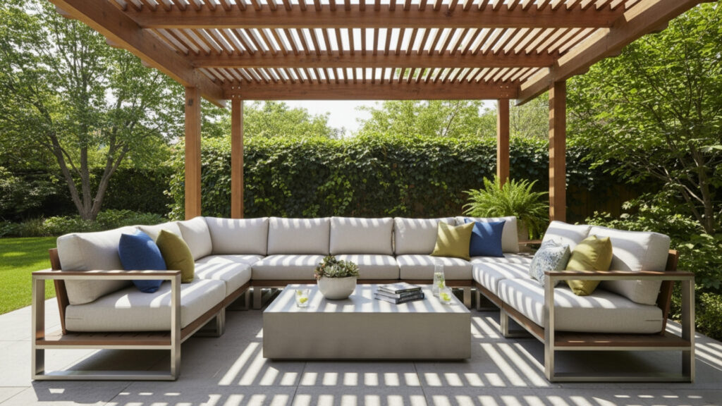 Backyard Shade Seating Area Ideas for Comfortable Outdoor Relaxation