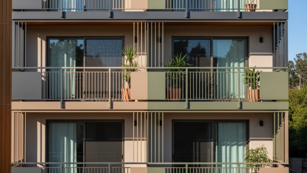 Balcony Grill with Color Coated Finish for Modern Exterior Appeal