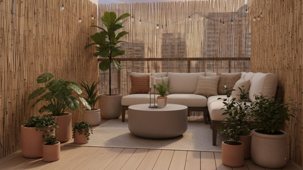 Balcony Privacy Screen Ideas for Comfortable Secluded Space